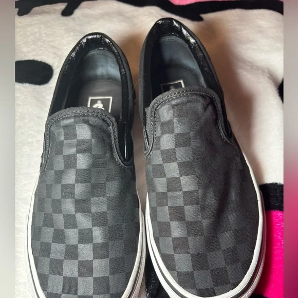 Vans Slip-On Checkerboard Skate Shoe - Picture 12 of 14